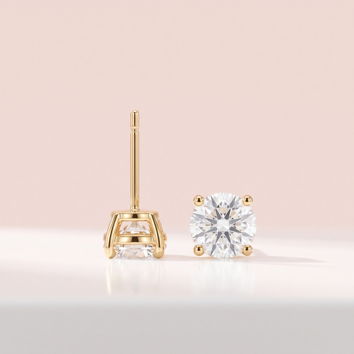 Noor Solitaire Studs