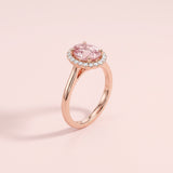 Rani Blush Halo Ring