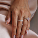 Rani Blush Halo Ring